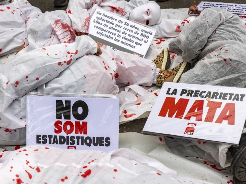 162 personas han muerto en accidentes de trabajo durante el primer trimestre de&nbsp;2025