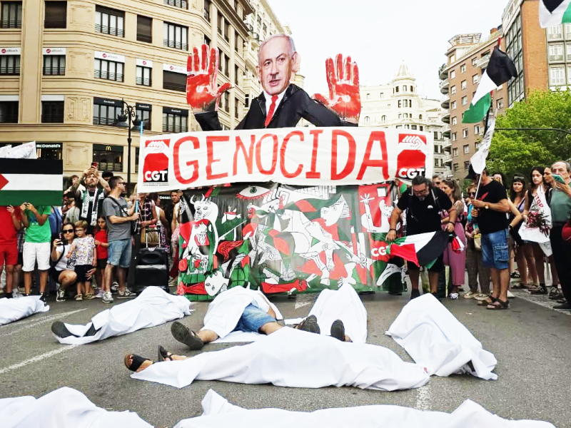 CGT convoca una huelga general en apoyo al pueblo palestino el 15 de&nbsp;octubre