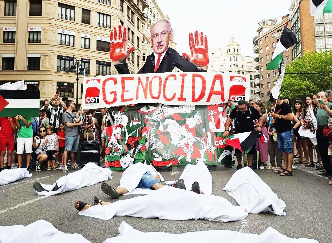 CGT convoca una huelga general en apoyo al pueblo palestino el 15 de&nbsp;octubre