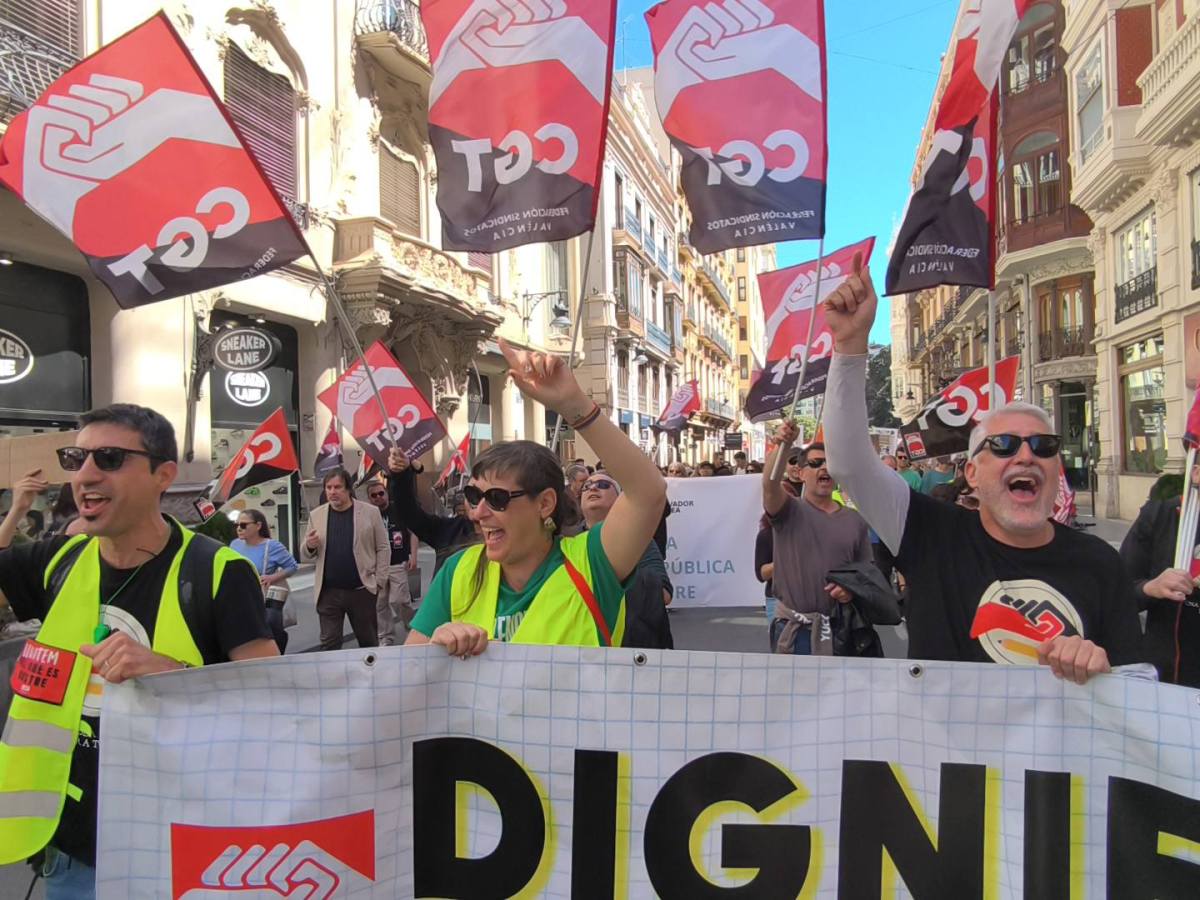 Jornada histórica de huelga en la Comunidad Valenciana en el sector&nbsp;educativo