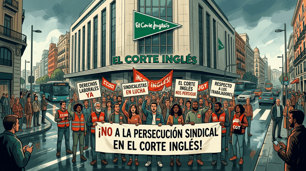 Persecución sindical y vulneración de derechos en El Corte&nbsp;Inglés